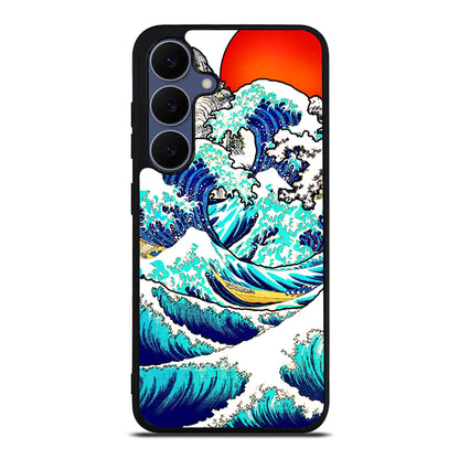 The Great Wave off Kanagawa Samsung Galaxy S25 FE Case