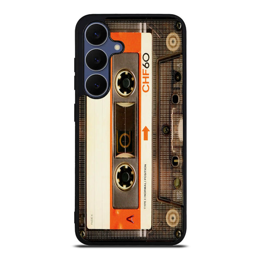 Vintage Audio Cassette Samsung Galaxy S25 FE Case