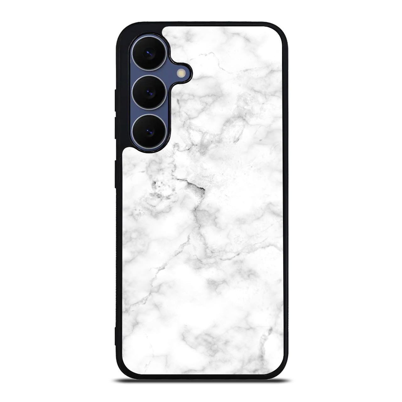 White Marble Samsung Galaxy S25 FE Case