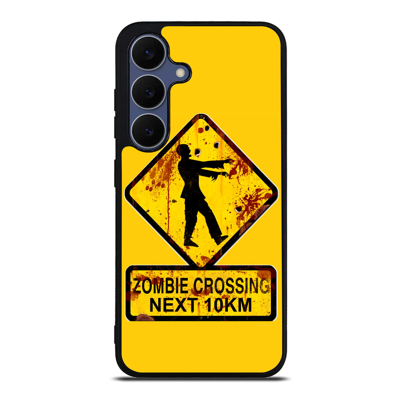 Zombie Crossing Sign Samsung Galaxy S25 FE Case