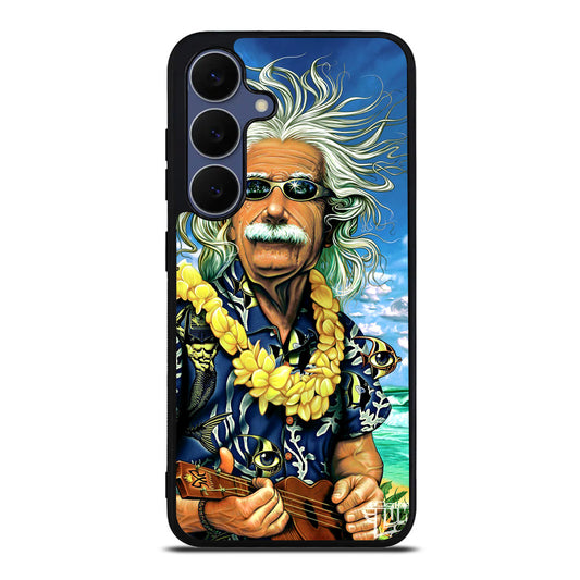 Albert Enstein On Vacation Samsung Galaxy S25 FE Case