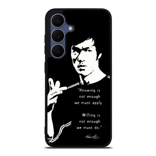 Bruce Lee Quotes Samsung Galaxy S25 FE Case