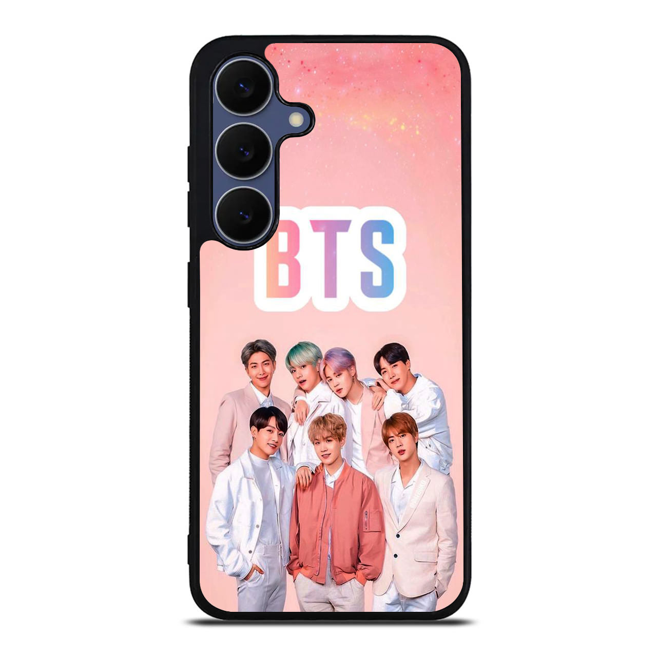 BTS Member in Pink Samsung Galaxy S25 FE Case