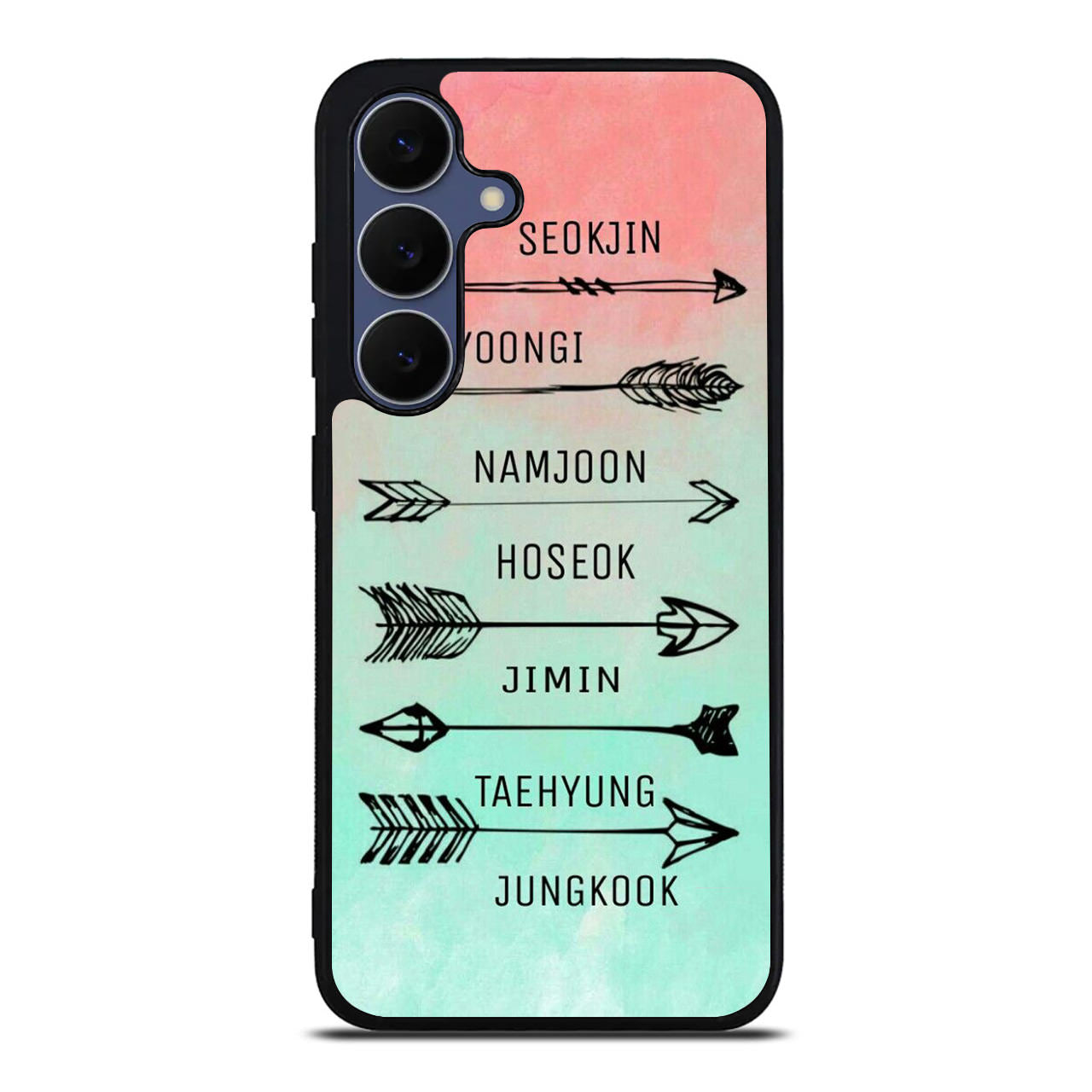 BTS Members Name Samsung Galaxy S25 FE Case