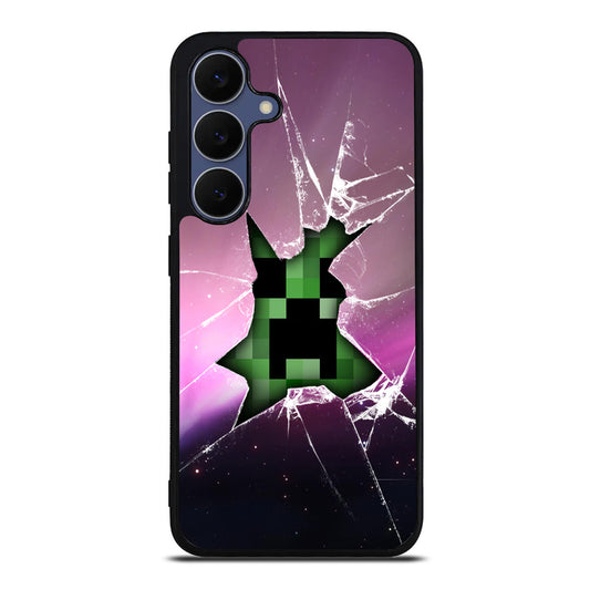 Creeper Glass Broken Violet Samsung Galaxy S25 FE Case