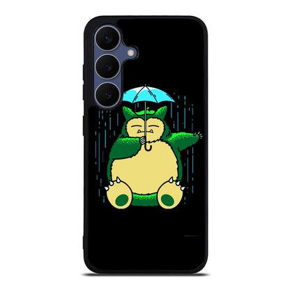 Cute Snorlax Umbrella Samsung Galaxy S25 FE Case