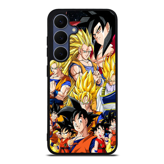 Dragon Ball Z Son Goku Transformation Samsung Galaxy S25 FE Case