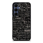 Fix You Lyrics Samsung Galaxy S25 FE Case