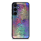 Joy Division Unknown Pleasures Colorful Samsung Galaxy S25 FE Case