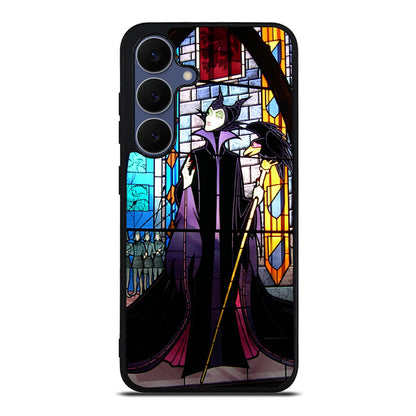 Maleficent Sleeping Beauty Glass Art Samsung Galaxy S25 FE Case