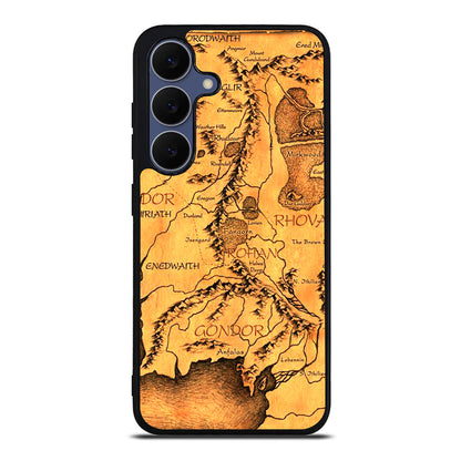Middle Earth Map Hobbit Samsung Galaxy S25 FE Case