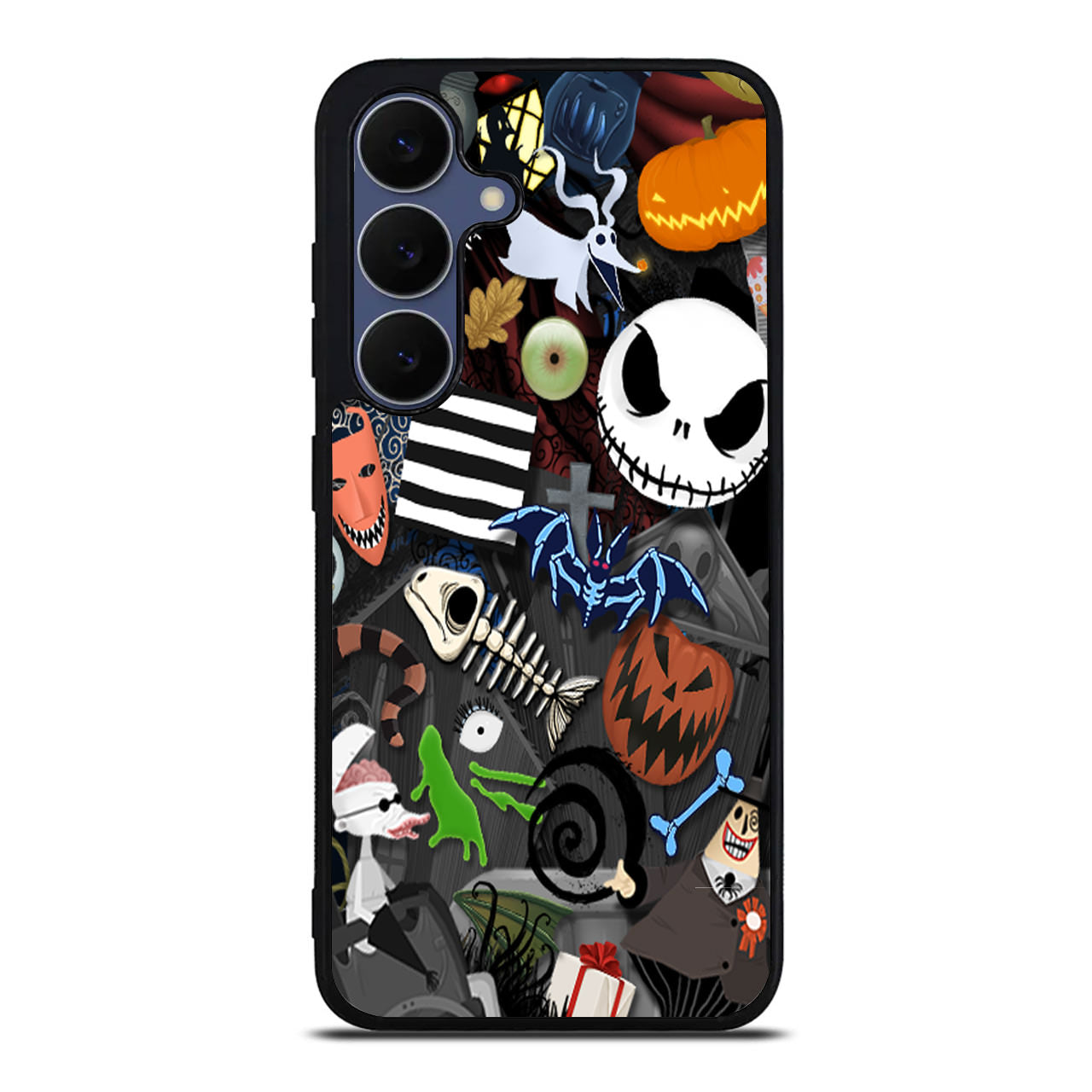Nightmare Before Chrismast Collage Samsung Galaxy S25 FE Case