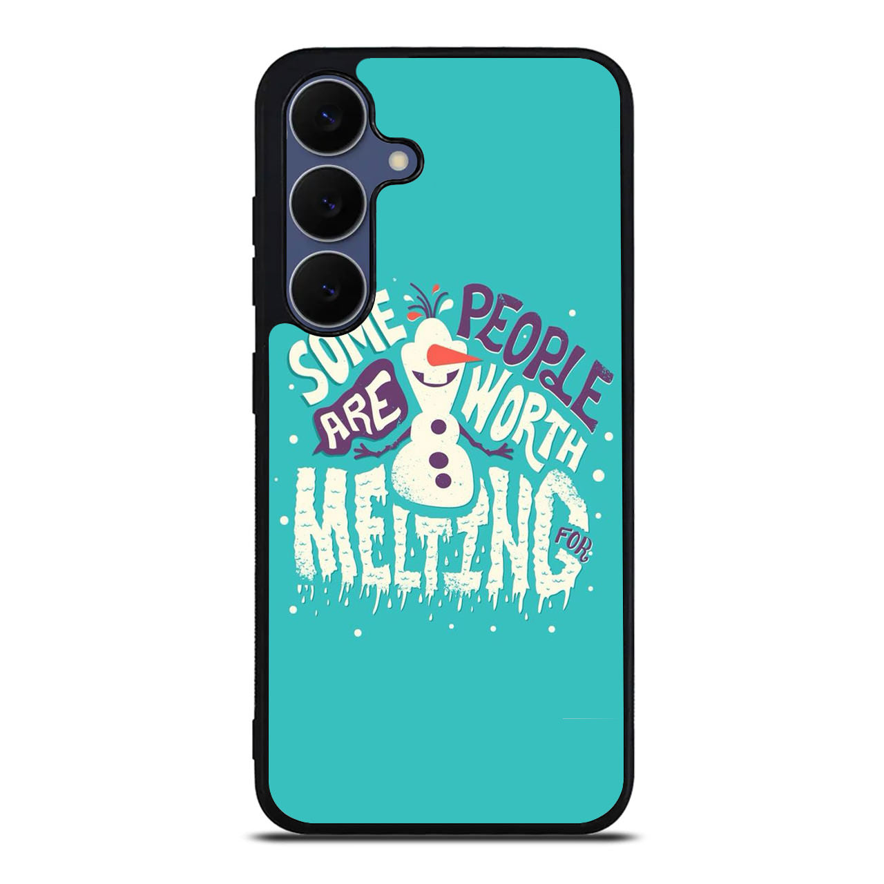 Olaf Frozen Is Melting Samsung Galaxy S25 FE Case