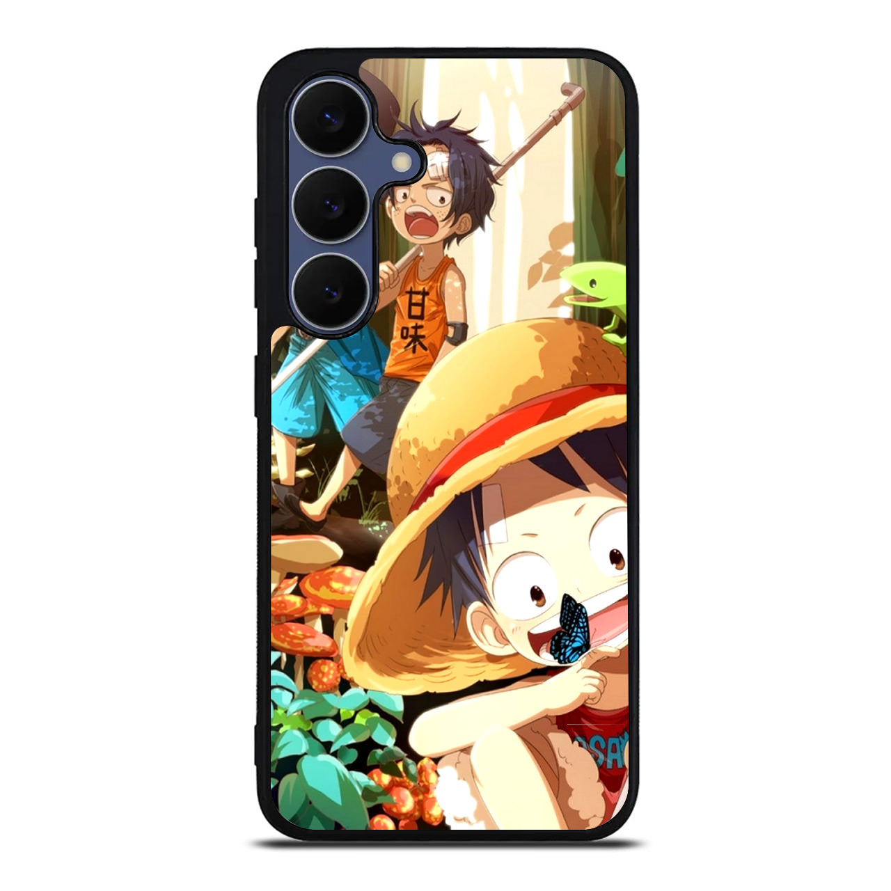 One Piece Little Sabo Ace Luffy Cute Samsung Galaxy S25 FE Case