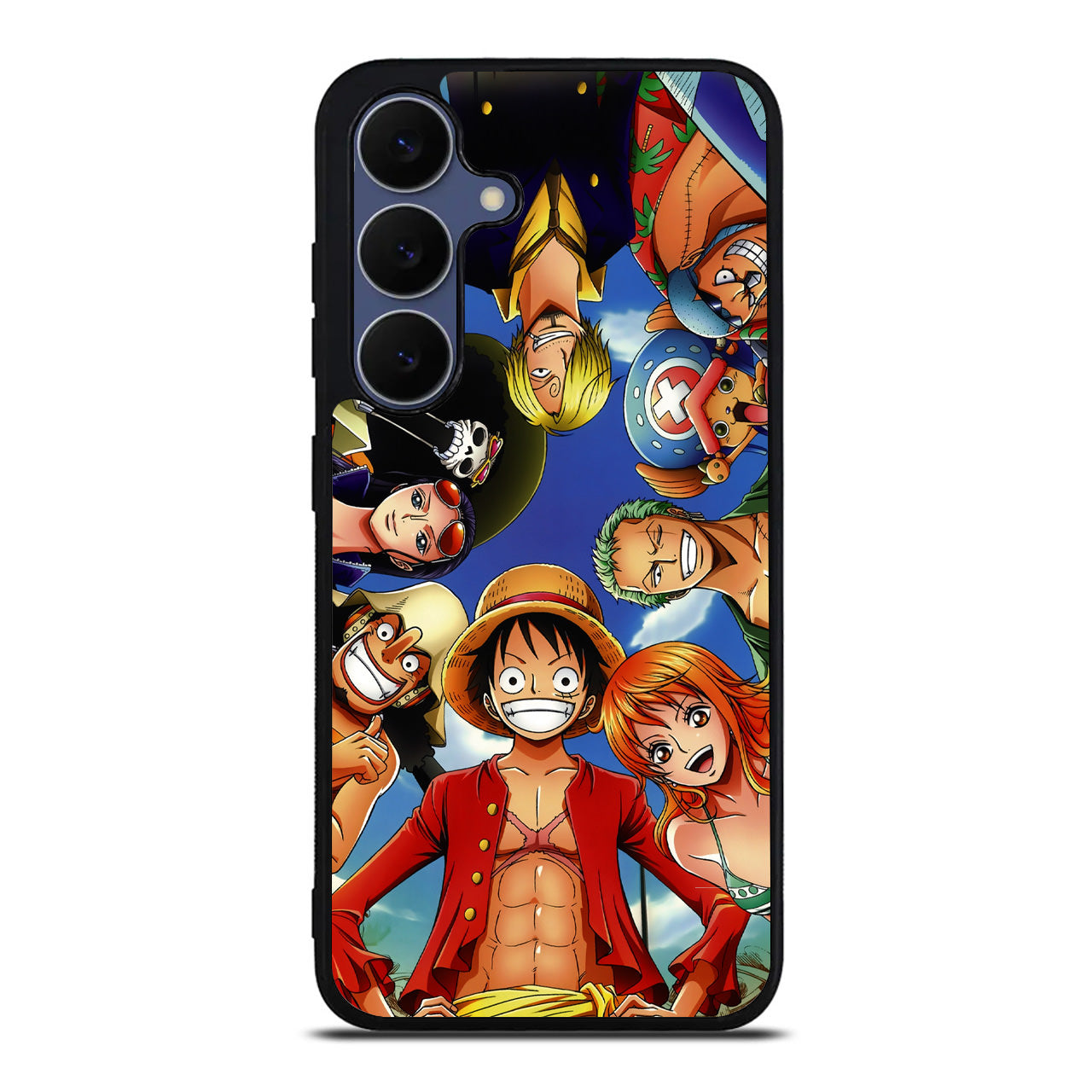 One Piece Luffy Crew Samsung Galaxy S25 FE Case