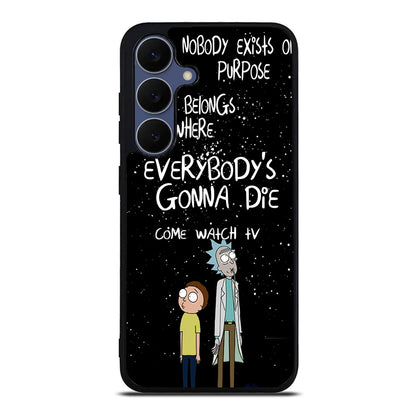 Rick And Morty Quotes Samsung Galaxy S25 FE Case