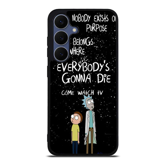 Rick And Morty Quotes Samsung Galaxy S25 FE Case