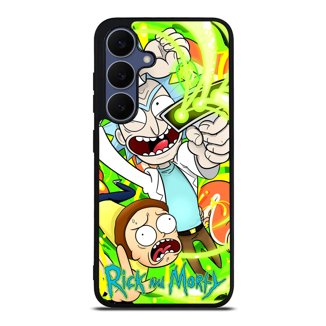 Rick And Morty Shoot Portal Gun Samsung Galaxy S25 FE Case