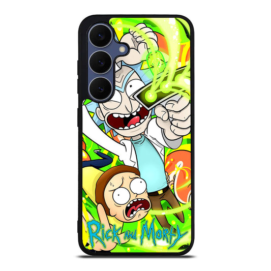 Rick And Morty Shoot Portal Gun Samsung Galaxy S25 FE Case