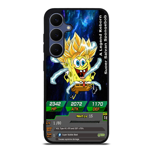 Super Saiyan Spongebob Card Samsung Galaxy S25 FE Case