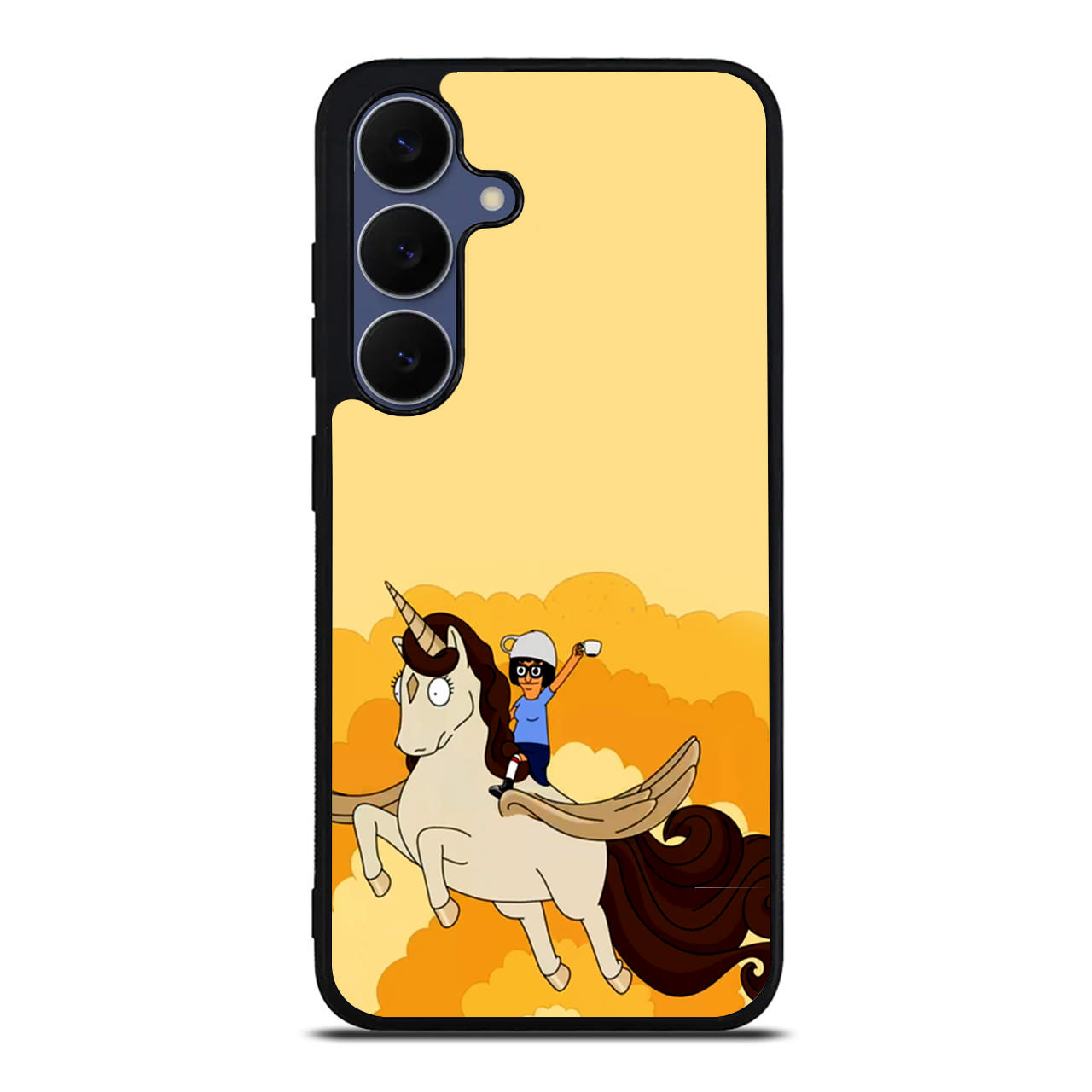 Tina Belcher And Unicorn Samsung Galaxy S25 FE Case