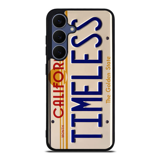 Back to the Future License Plate Timeless Samsung Galaxy S25 FE Case