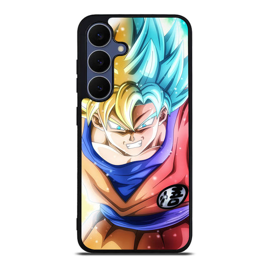 Goku SSJ 1 to SSJ Blue Samsung Galaxy S25 FE Case