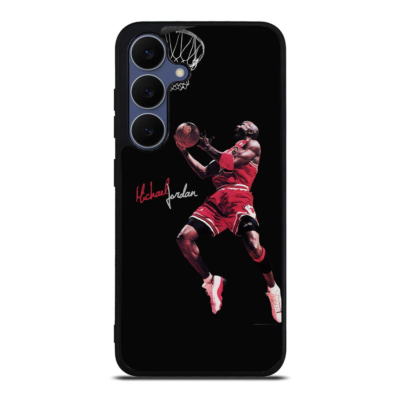Michael Jordan Epic Jump Samsung Galaxy S25 FE Case