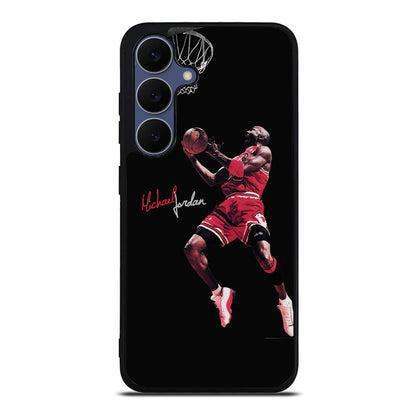 Michael Jordan Epic Jump Samsung Galaxy S25 FE Case