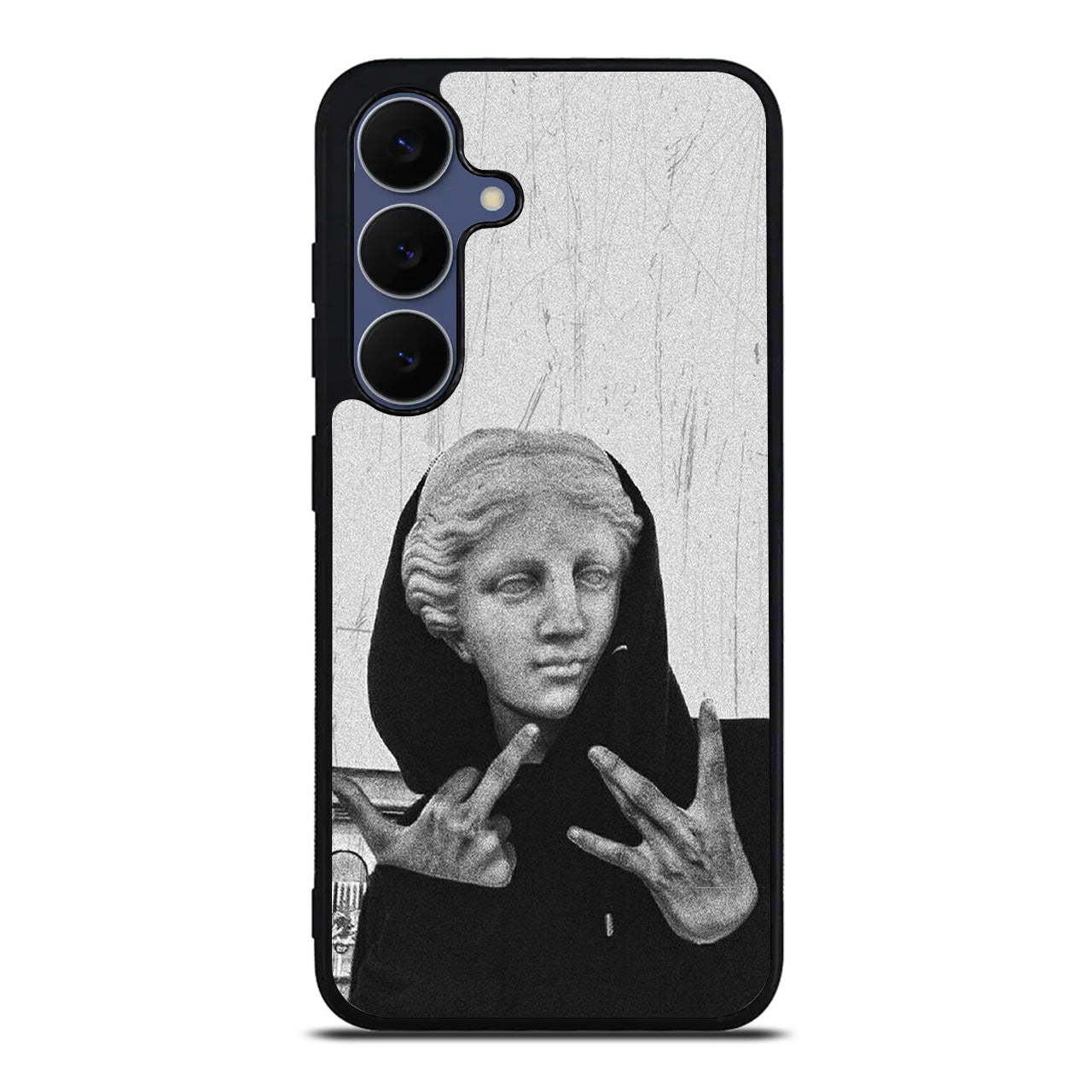 Greek Statue Wearing Hoodie Samsung Galaxy S25 FE Case
