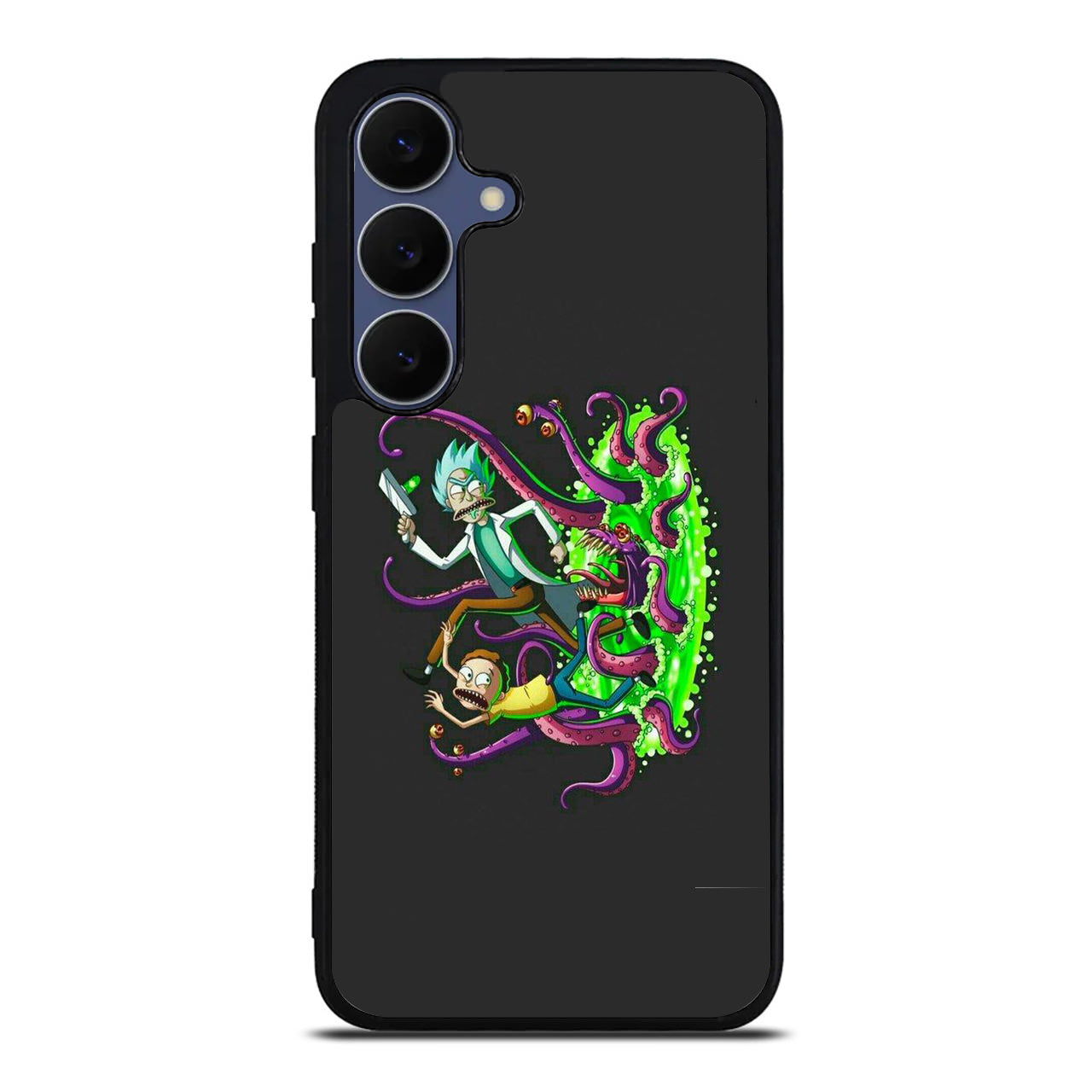 Rick And Morty Pass Through The Portal Samsung Galaxy S25 FE Case