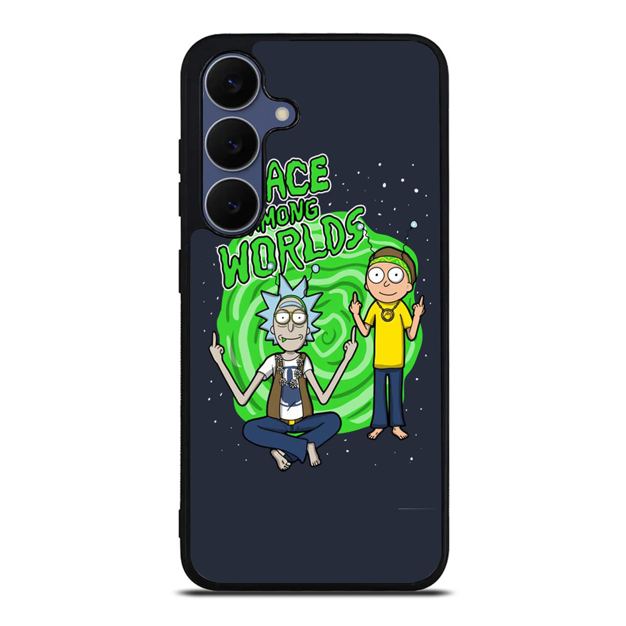 Rick And Morty Peace Among Worlds Samsung Galaxy S25 FE Case
