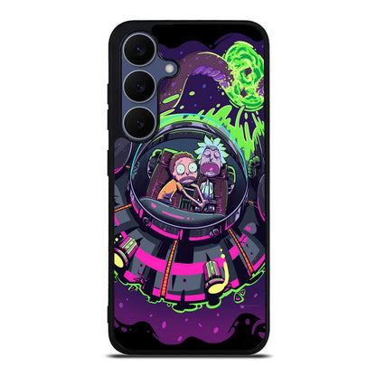 Rick And Morty Spaceship Samsung Galaxy S25 FE Case