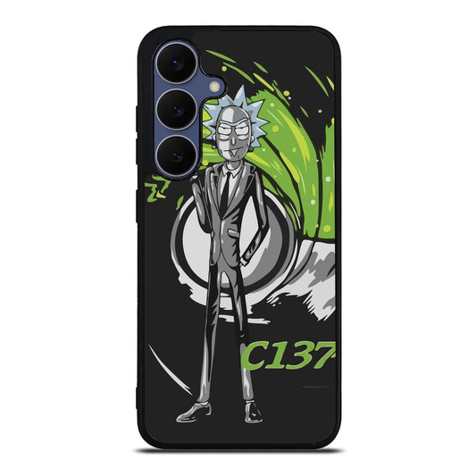 Rick Sanchez Agent C137 Samsung Galaxy S25 FE Case