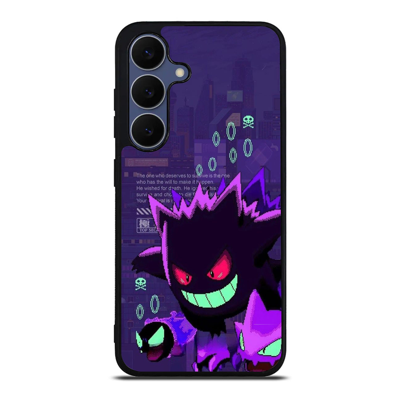 Gengar Pixel Art Samsung Galaxy S25 FE Case