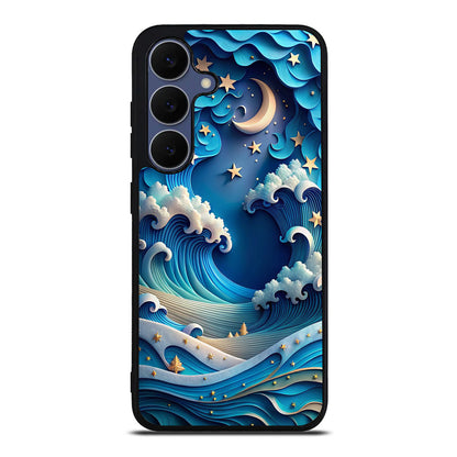 Dreamtide Where Stars Kiss the Sea Samsung Galaxy S25 FE Case