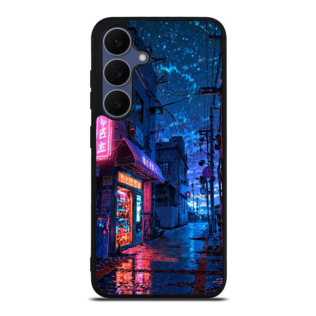 Japan Neon Reverie Samsung Galaxy S25 FE Case