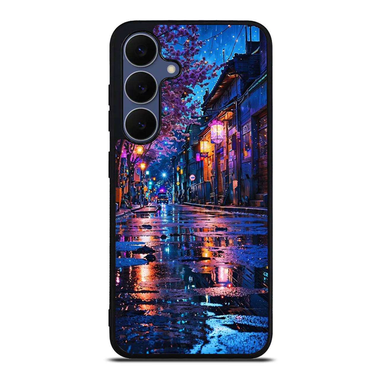 Midnight Sakura Glow Samsung Galaxy S25 FE Case