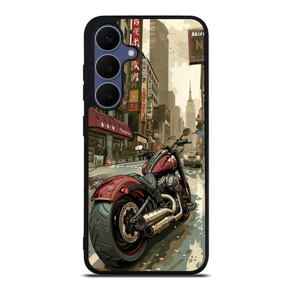 Motorcycle In Tokyo Streets Samsung Galaxy S25 FE Case