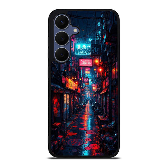 Neon Veins Of The Cyber City Samsung Galaxy S25 FE Case