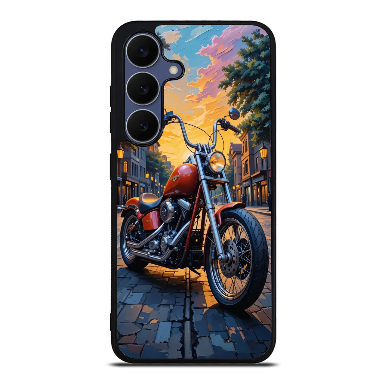 Sunset Thunder Ride Into the Glow Samsung Galaxy S25 FE Case