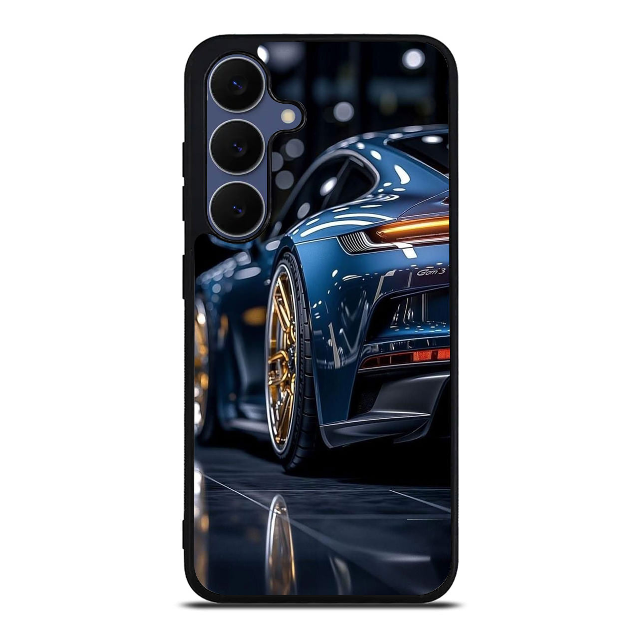 Velvet Thunder Elegance on Wheels Samsung Galaxy S25 FE Case