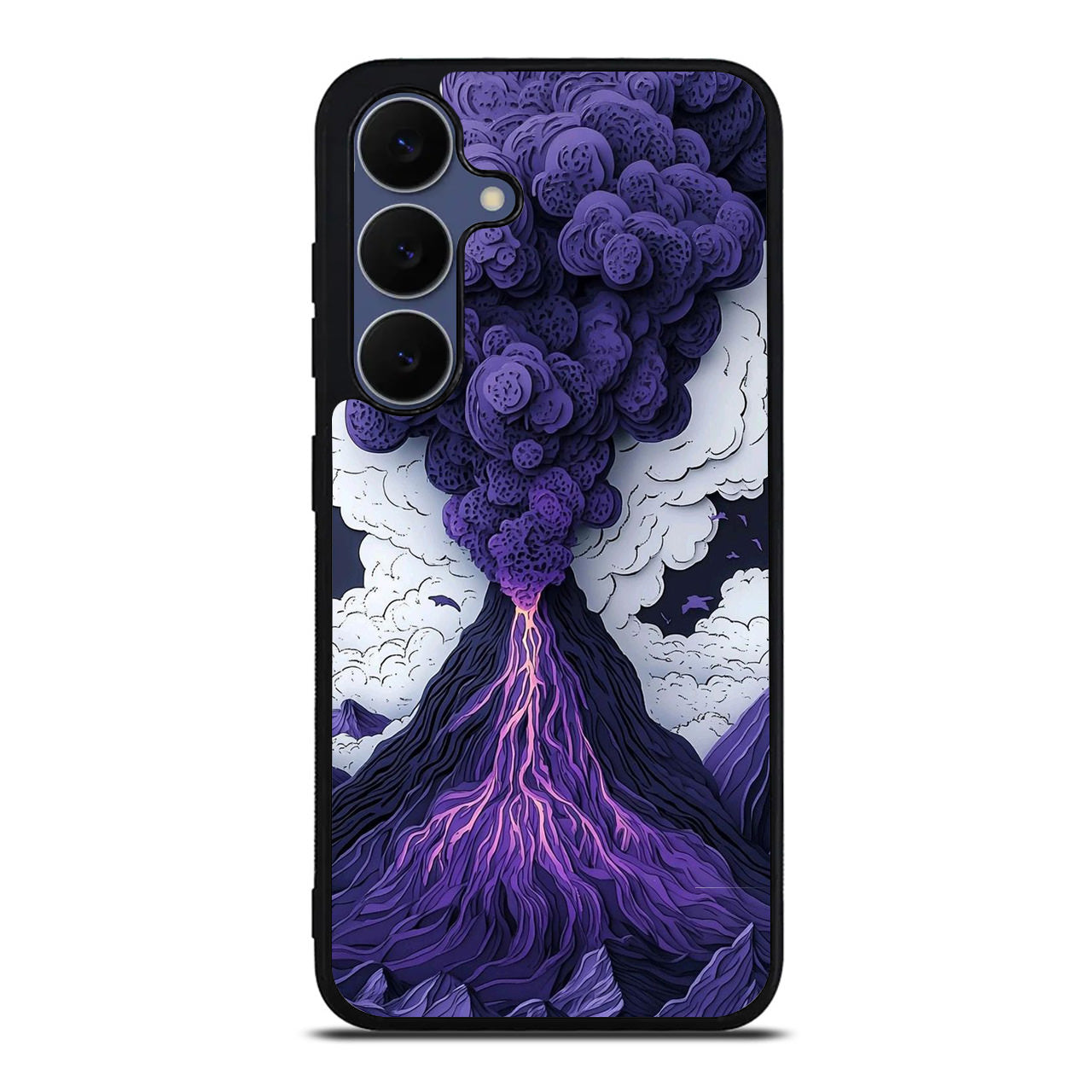 Violet Fury The Awakening Volcano Samsung Galaxy S25 FE Case
