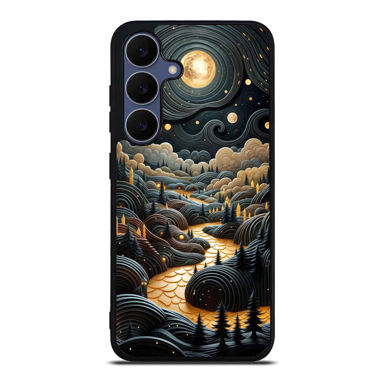 Whispers of the Lunar Valley Samsung Galaxy S25 FE Case