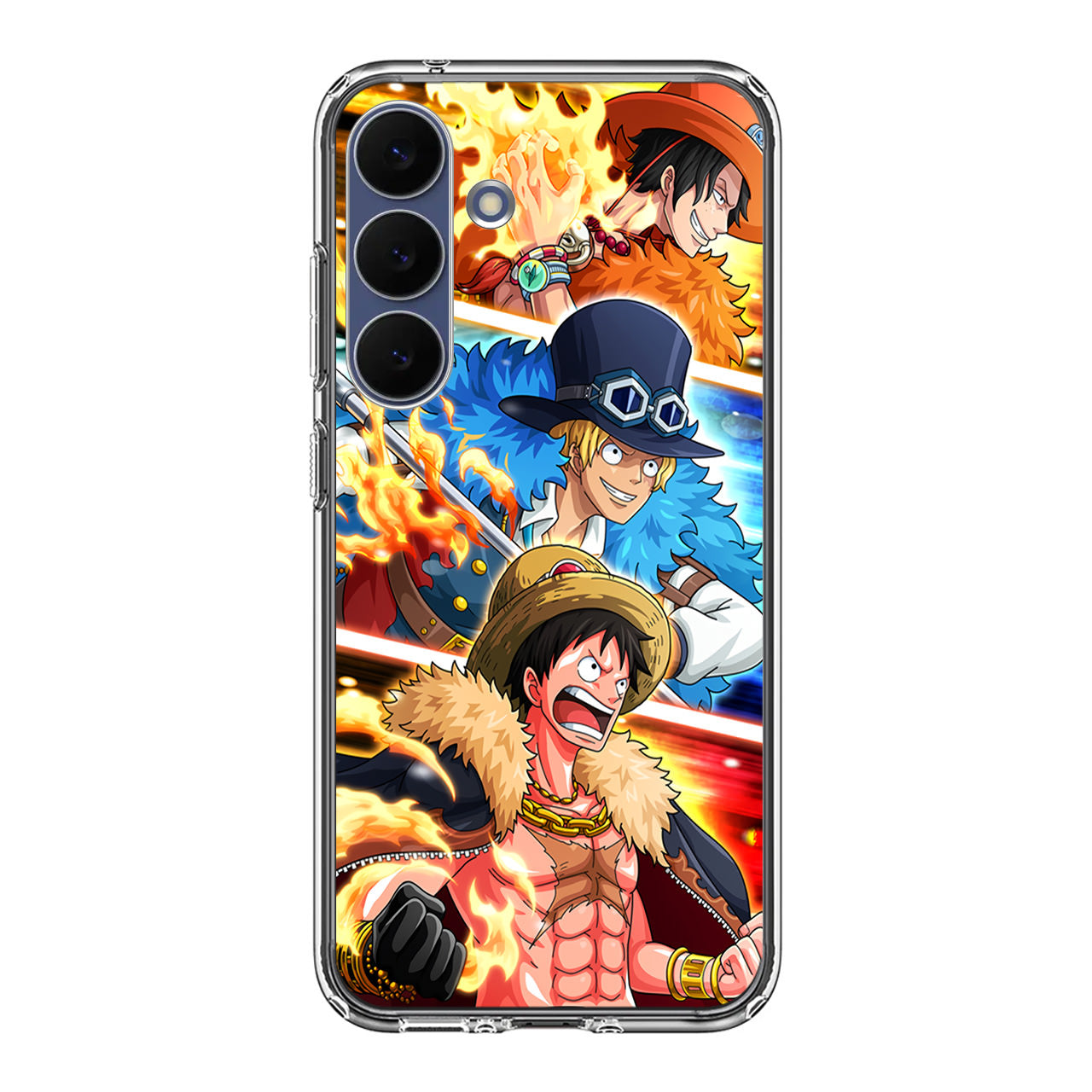 Ace Sabo Luffy Samsung Galaxy S25 FE Case