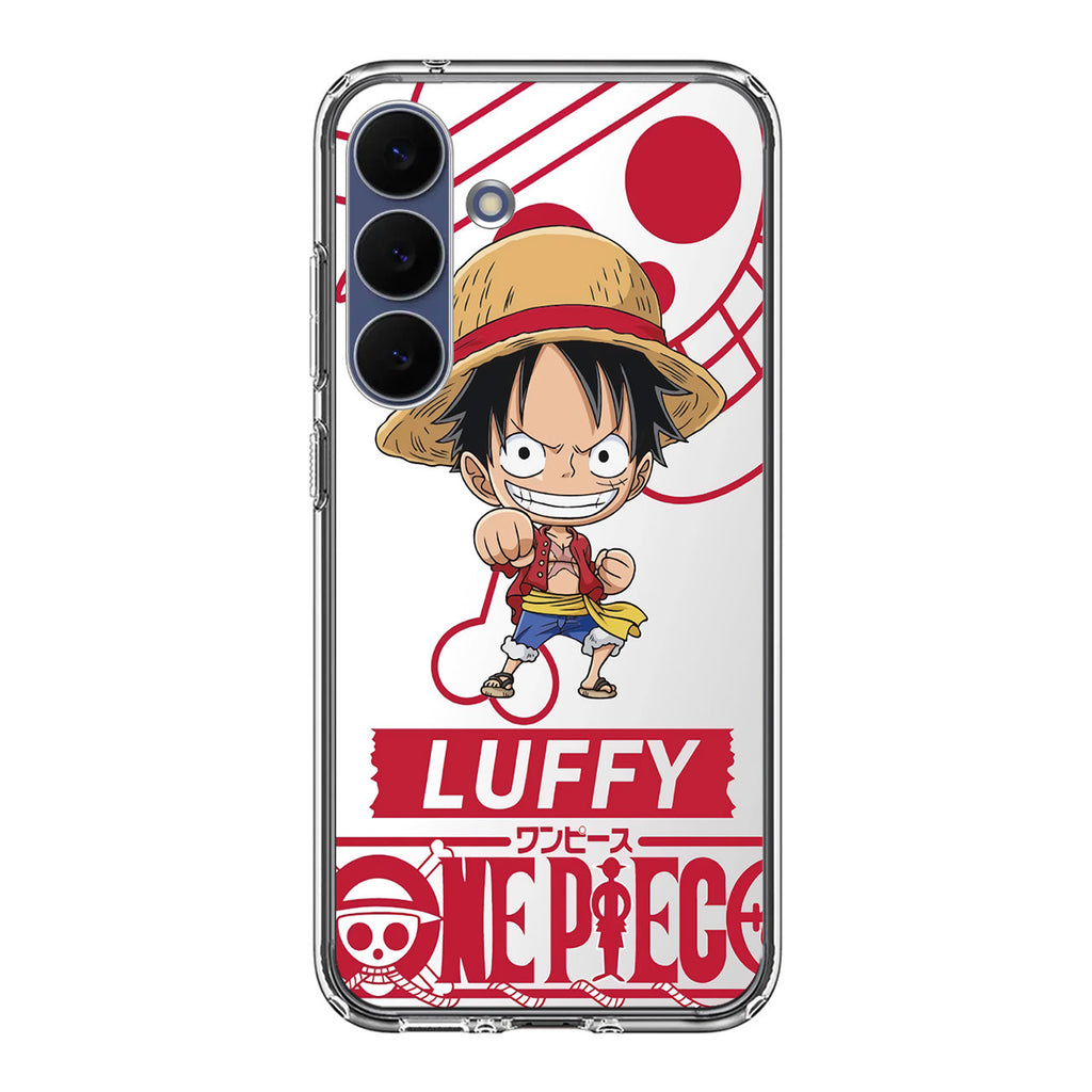 Chibi Luffy Samsung Galaxy S25 FE Case