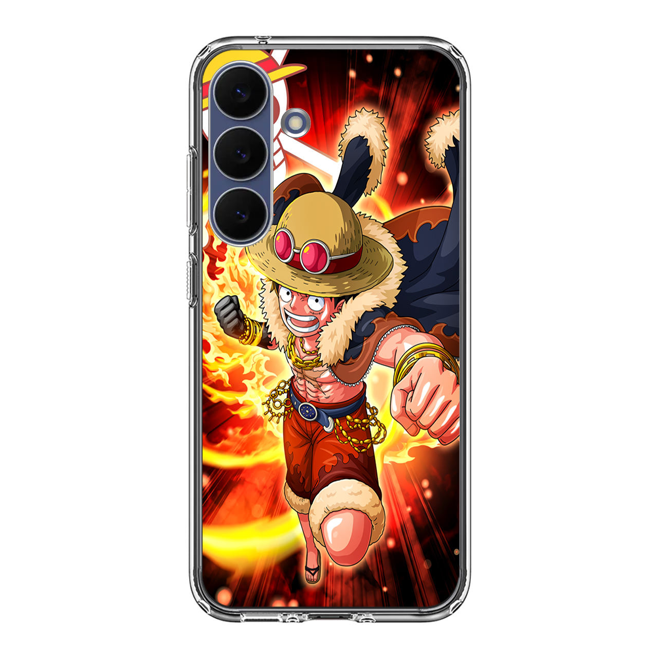 Luffy Red Hawk Punch Samsung Galaxy S25 FE Case