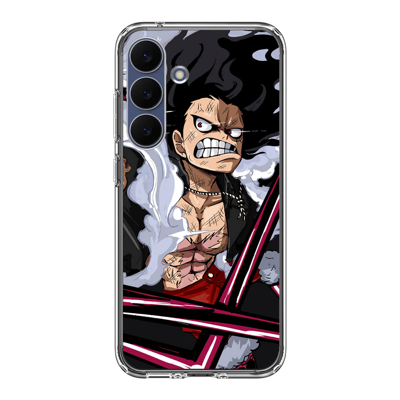Luffy Snake Man Culverin Art Samsung Galaxy S25 FE Case