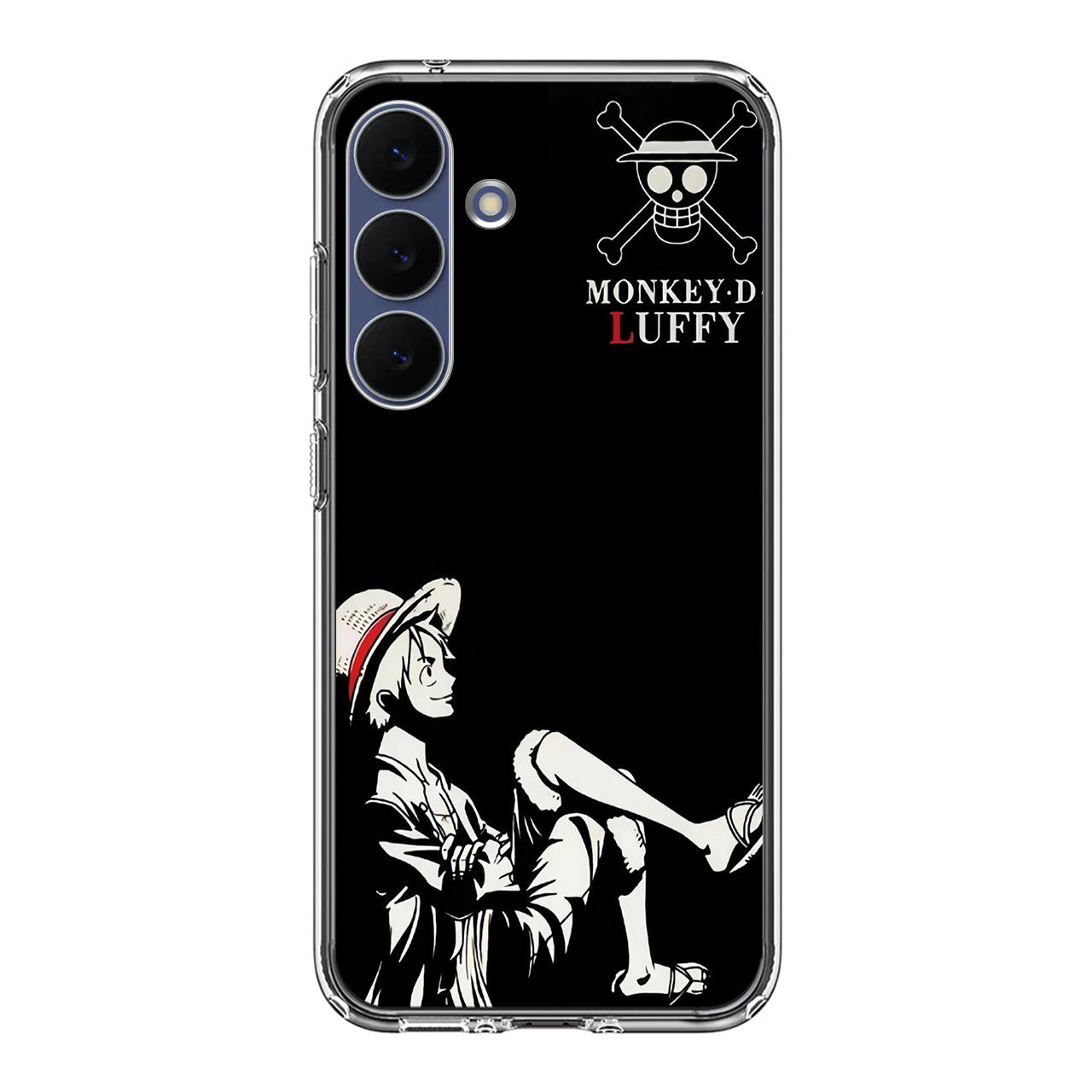 Monkey D Luffy Black And White Samsung Galaxy S25 FE Case