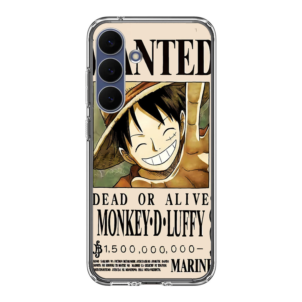 Monkey D Luffy Bounty Samsung Galaxy S25 FE Case